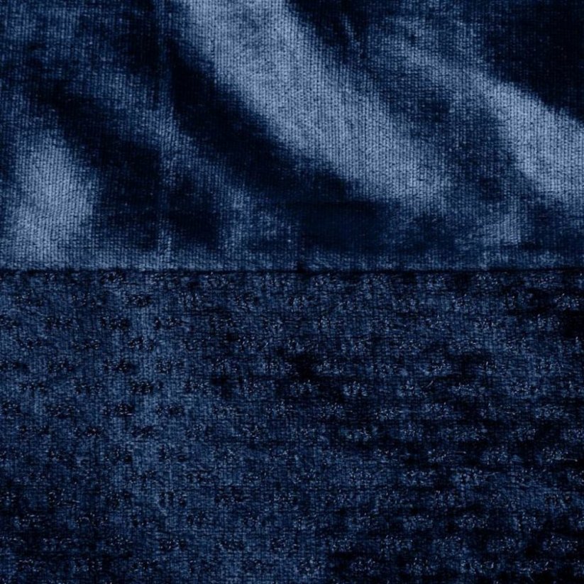 Luxusný modrý prehoz na posteľ alebo gauč