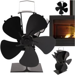 Kandalló 5 lapátos ventilátor