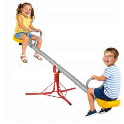 Altalena da giardino 2 in 1 per bambini con rotazione a 360° – altalena a dondolo in metallo per 2 bambini