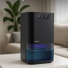 Mini odvlhčovač s LED podsvícením a časovačem