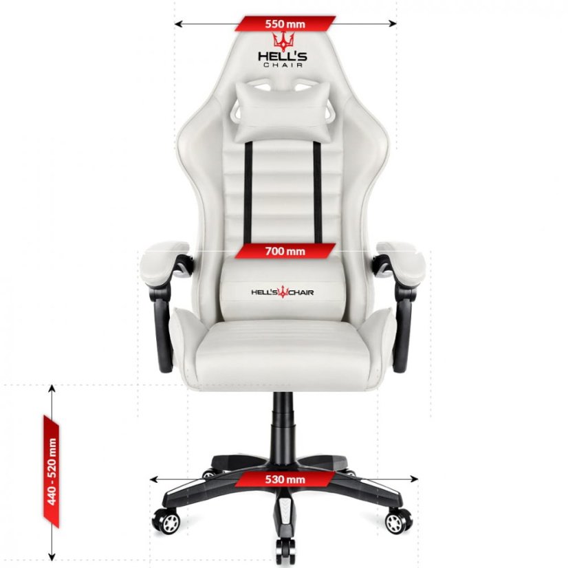 Gaming stolica HC-1003 White