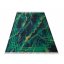 Protišmykový koberec zelenej farby so vzorom - Rozměr koberce: Šířka: 80 cm | Délka: 150 cm