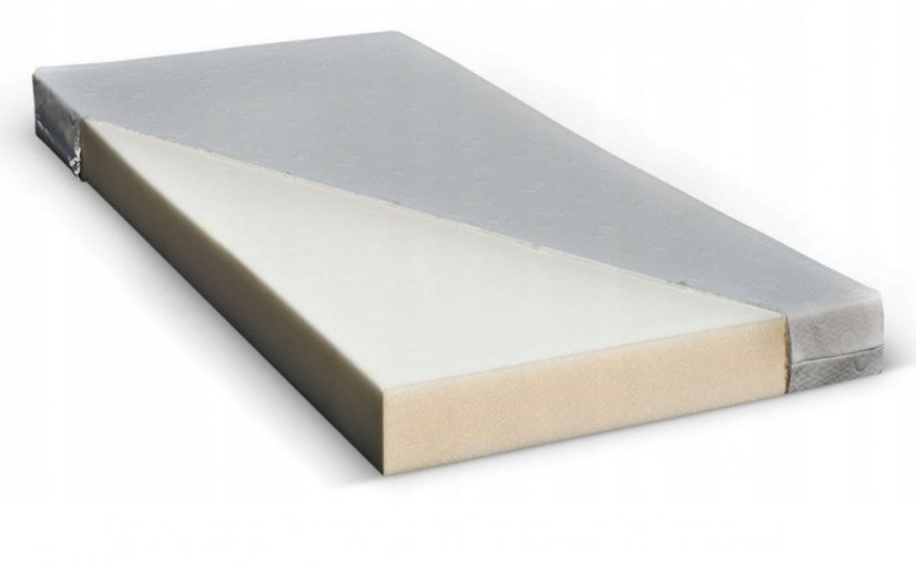 Pat pentru copii 140 x 70 cm alb stânga