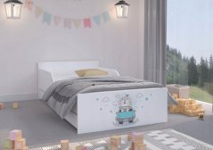 Pohádková postel do dětského pokoje 180 x 90 cm s motivem lva