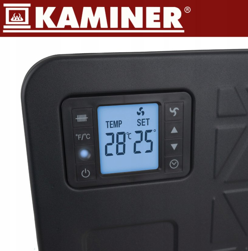 Încălzitor convector electric cu economie de energie KAMINER ZIFLO 2300W cu WIFI și telecomandă