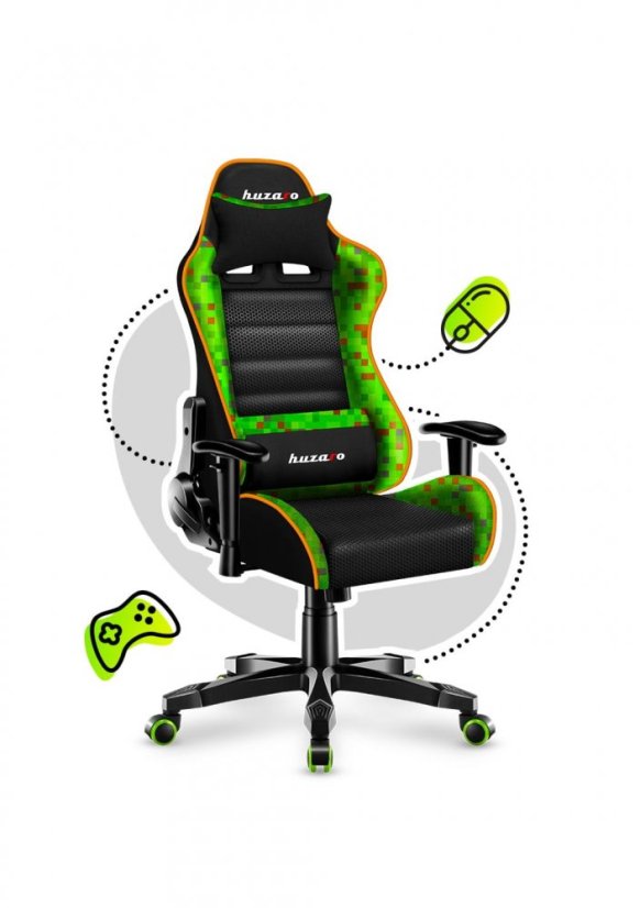 Pohodlné MINECRAFT herní křeslo pro teenegery