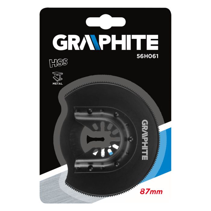 Lamă semirotundă HSS pentru metal, 80 mm, 200 de dinți 56H061 GRAPHITE