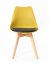 Sárga szék skandináv stílusban