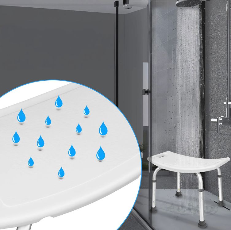 Nastaviteľná stolička do sprchy