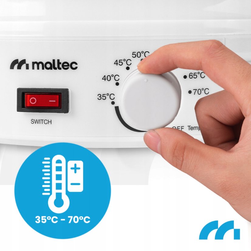 Sušička potravín s 5 sitami MalTec DryMaster II 500W