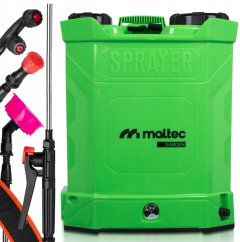Akumulátorový záhradný postrekovač MasterSpray 20L s batériou 12V a sadou trysiek