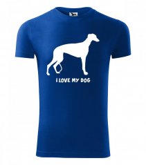 Тениска за dogITv с мотив на хрътка