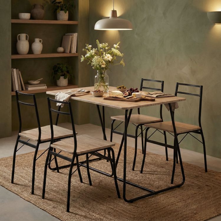 Jídelní set - stůl + 4 židle PAŘÍŽ