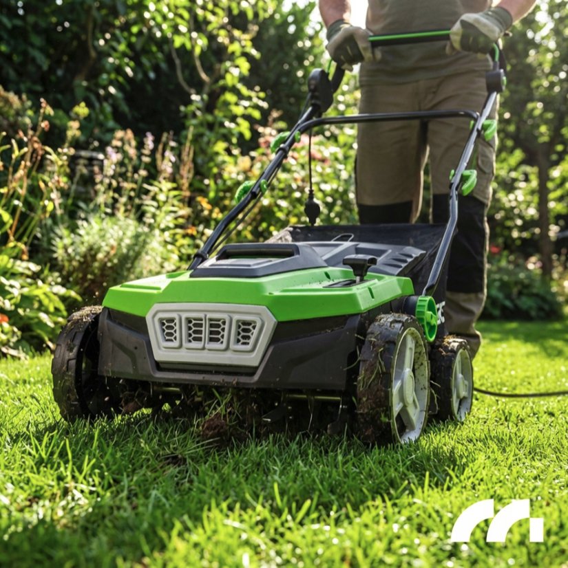 Elektrický vertikutátor a prevzdušňovač trávnika MasterLawn-PRO2600 – aerátor