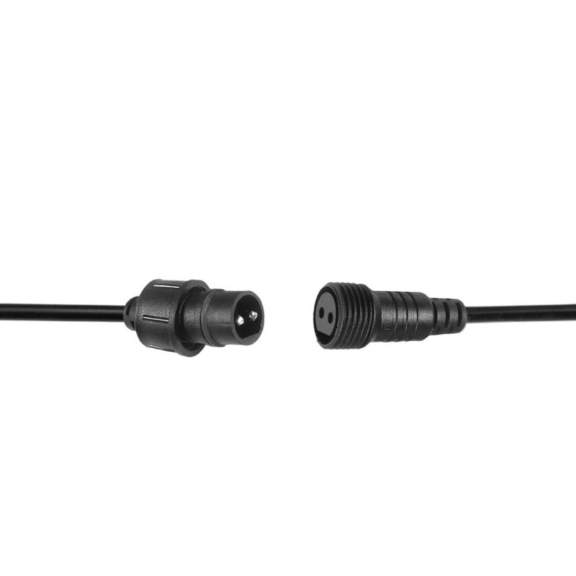 Kerti LED fényfüzér 15 m - 20 dekoratív izzó G40, melegfehér fény, IP44