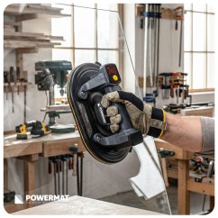 Batériová vákuová prísavka 260 kg PM-PPS-260M - LCD, 200 mm