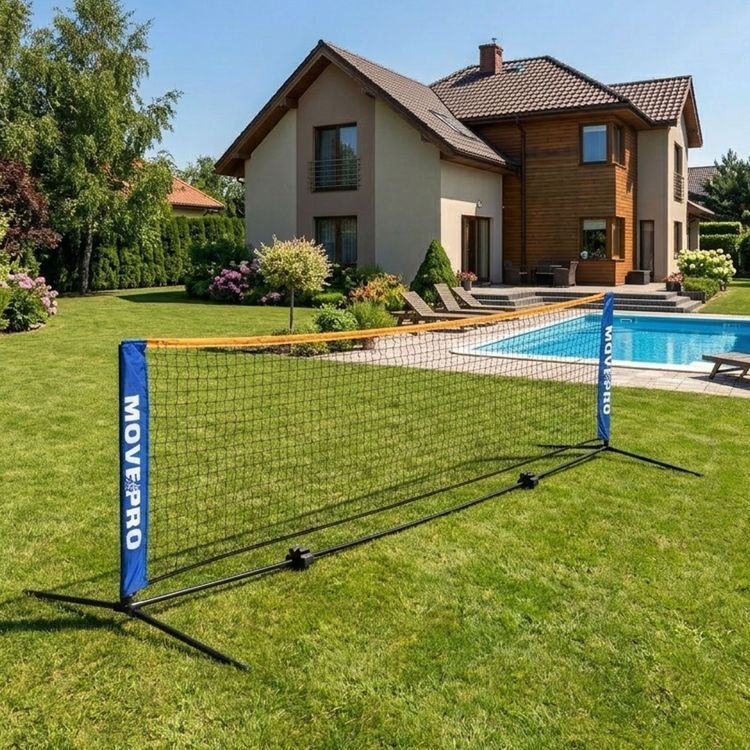 Zložljiva športna mreža MovePro 3v1 za badminton, tenis in odbojko z nastavljivo višino