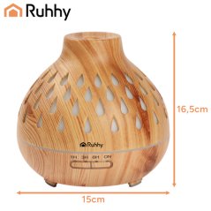 Aroma-Diffusor und Luftbefeuchter 400 ml mit LED-Hintergrundbeleuchtung