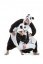Čierno biely kigurumi overal s motívom pandy