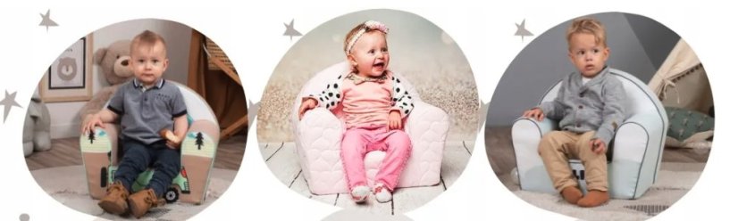 Scaun pentru copii din spumă 51 x 33 x 42 cm prințesă