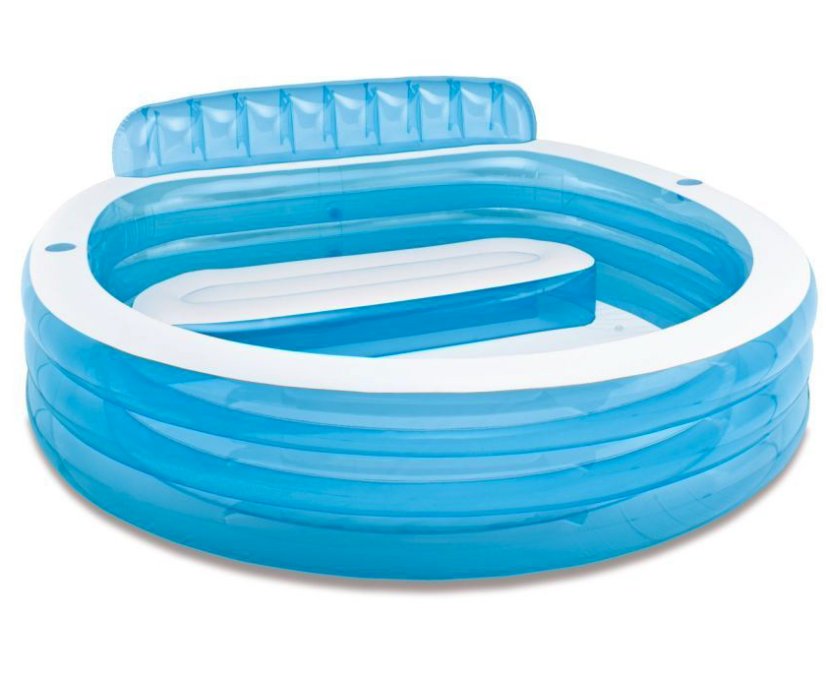 Felfújható medence kanapéval