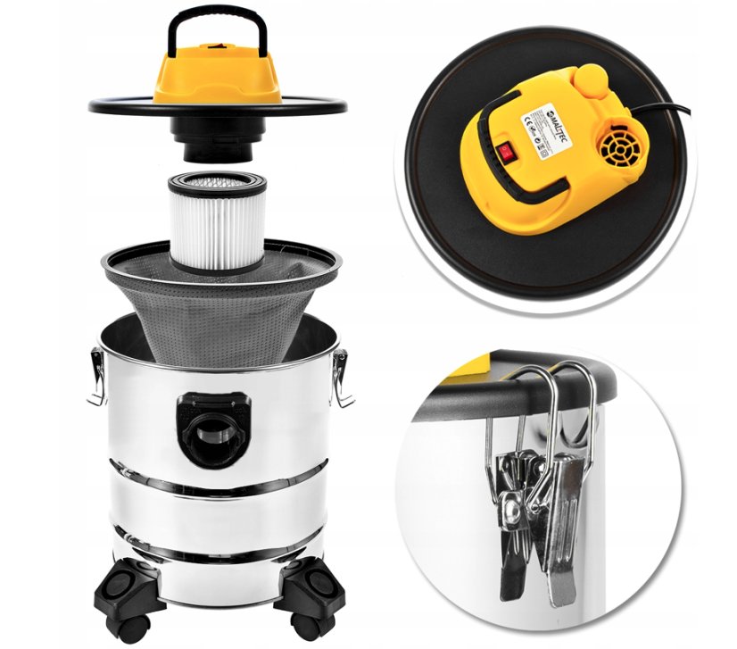 Priemyselný vysávač popola s HEPA filtrom ML2500-ASH-INDUSTRIAL 20