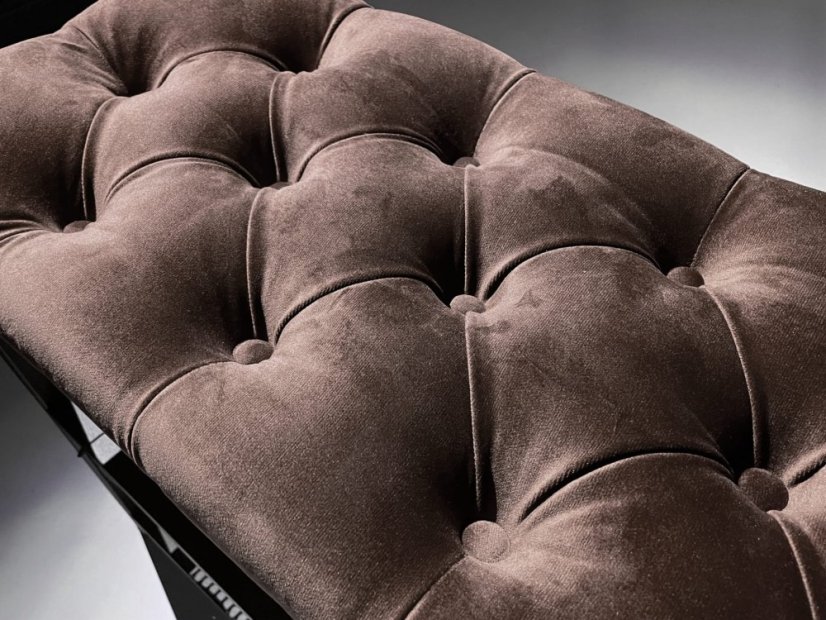 Loft cipőpad kárpitozott üléssel 80 cm - több színben