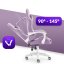 Sedia da gioco HC-1000 PURPLE - tessuto di velluto