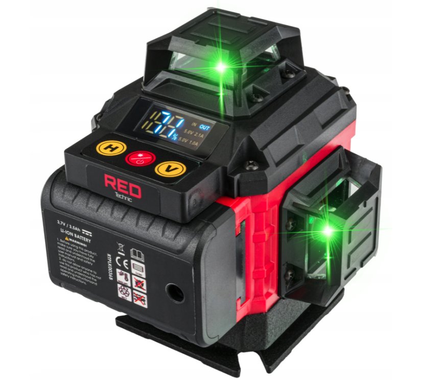 Křížový 4D laser zelený RTPLK0036