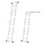 4x2 мултифункционална шарнирна стълба с платформа