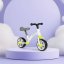 Dječji bicikl bez pedala ECOTOYS - Boja: Bijelo-crna
