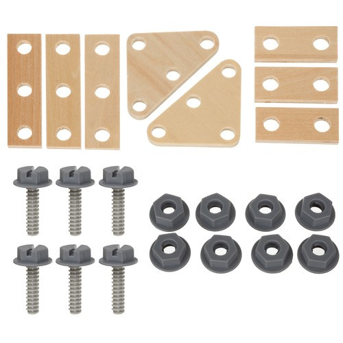 Fa gyermek műhely szerszámkészlettel - oktató játék 3in1