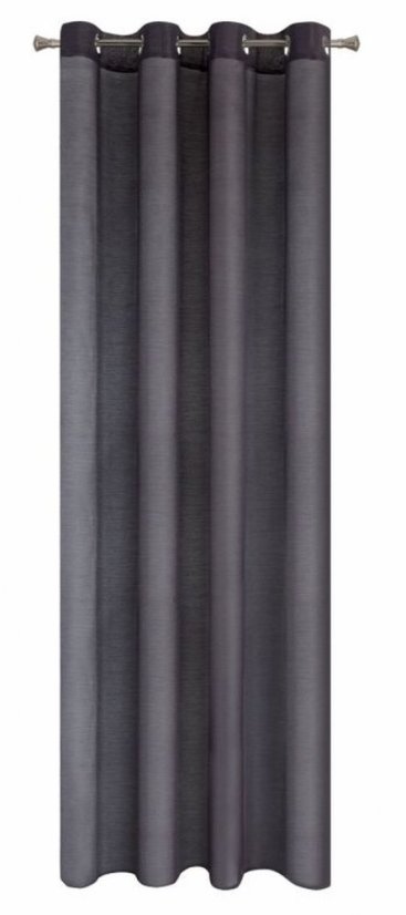 Krásne jednofarebné závesy v sivej farbe 140 x 250 cm