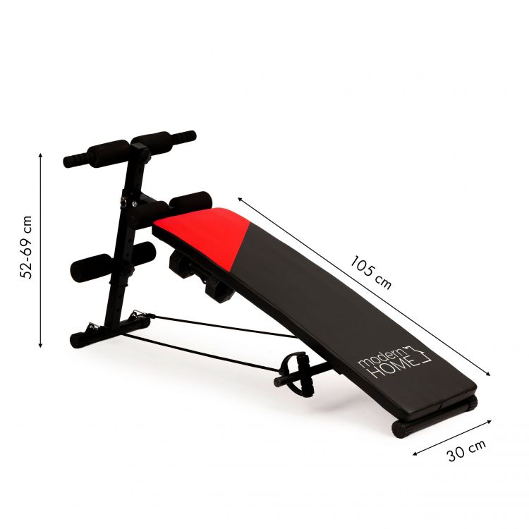 Наклонена пейка за упражнения, включително дъмбели и разширители MULUD2101