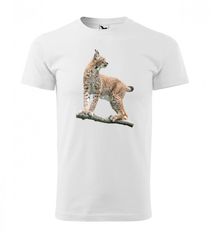 Eredeti vadászpóló hiúz motívummal