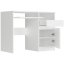 Birou de scris modern cu dulap 90x50 cm - diverse variante de culori - Culoare: Alb