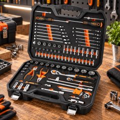 Set de scule NEO TOOLS în cutie – 95 de piese