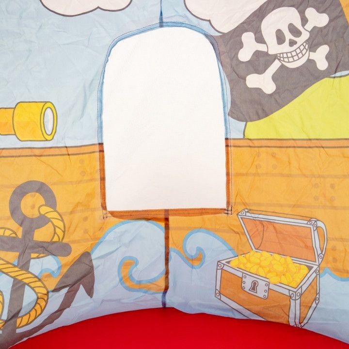 Otroški igralni šotor s piratskim dizajnom