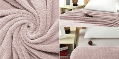 Rosa Decke 200 x 220 cm - DIAMOND