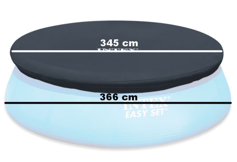 Poolabdeckung aus strapazierfähigem Vinyl - verschiedene Größen