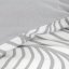 Vzorované posteľné prádlo v bielo sivej kombinácií