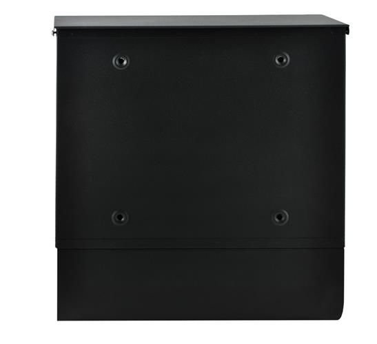 Briefkasten in Schwarz