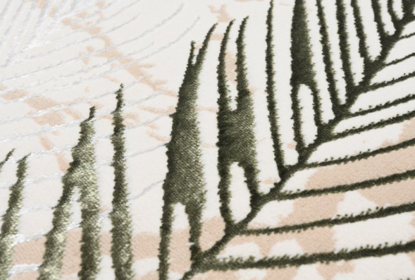 Luxusný koberec s listovým vzorom Golden