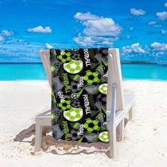 Detská plážová osuška pre malých futbalistov