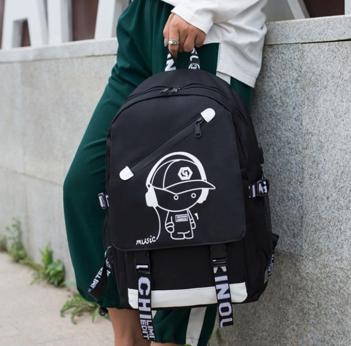 Ergonomski školski ruksak sa svjetlećom grafikom