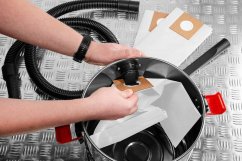 Akumulátorový dielenský vysávač GRAPHITE Energy+ bez batérie