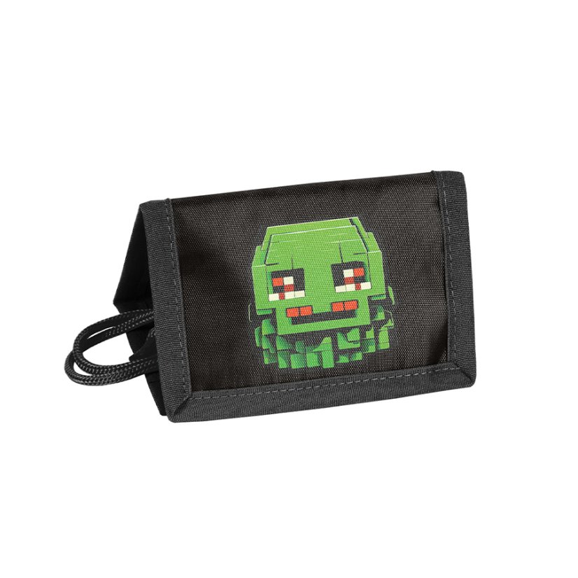 Školski set Minecraft Pixel Mask od 5 dijelova - školska torba, pernica, vrećica, boca za vodu i novčanik
