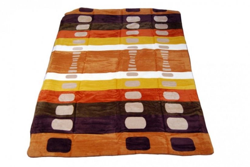 Hrubá farebná deka 100 x 150 cm