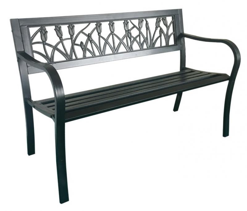 Elegáns kerti pad 125 x 53 x 77 cm