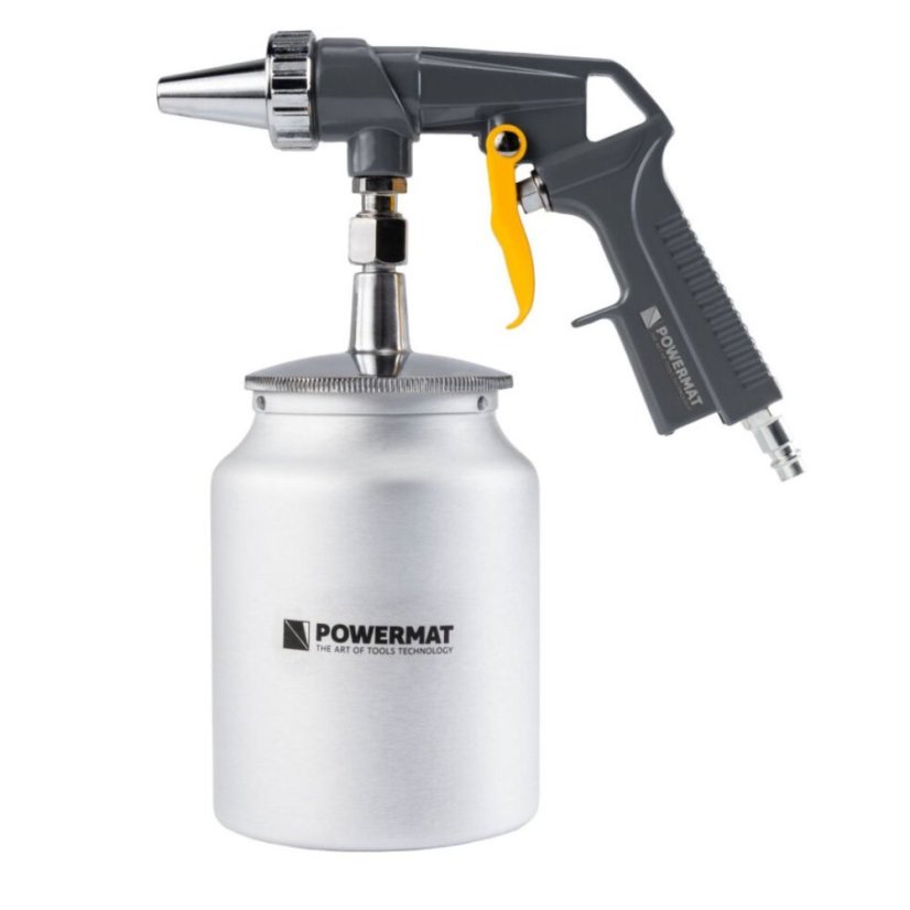Pieskovacia pištoľ Powermat 1000 ml – pneumatická, 8 bar, 160 l/min